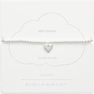 Estella Bartlett Sienna Cushion Heart Charm Bracelet