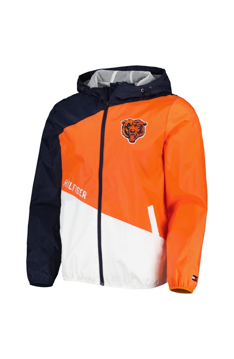 Tommy Hilfiger Men's Tommy Hilfiger Navy/Orange Chicago Bears Bill Full-Zip Jacket, Alternate, color, 