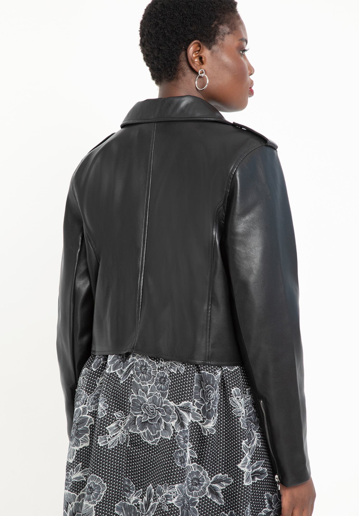 Faux Leather Moto Jacket - image 2