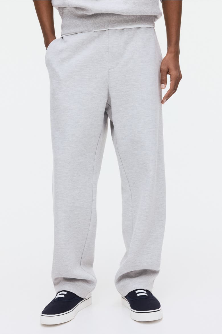 Relaxed-fit Interlock Sweatpants, Alternate, color, Light gray melange