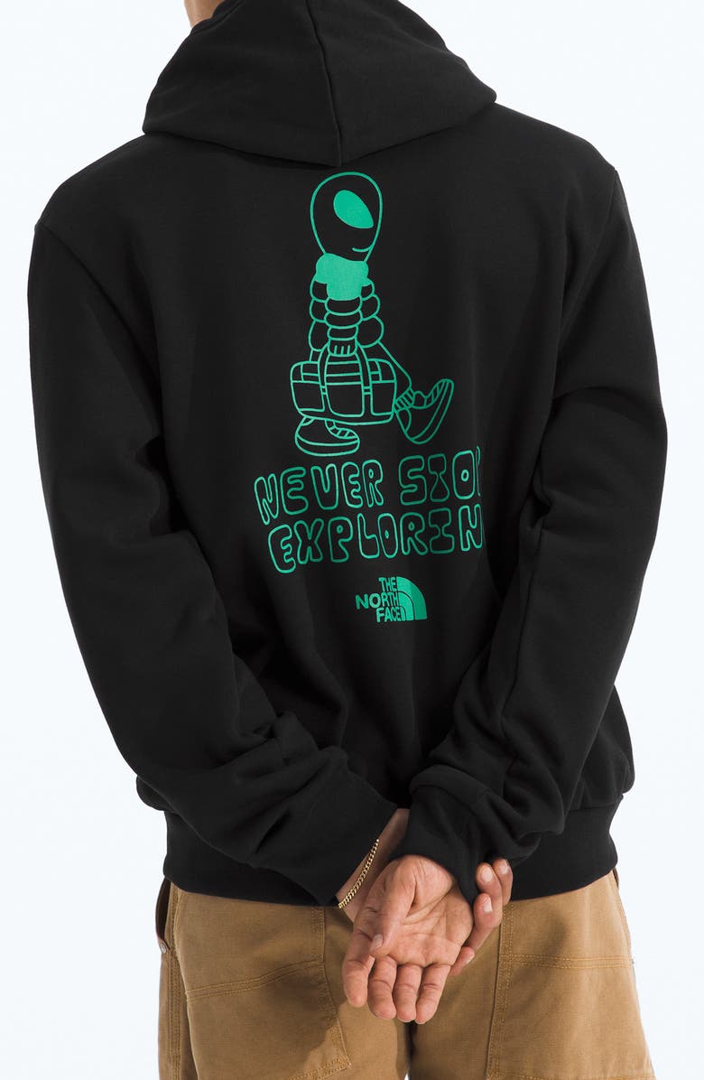 The North Face Celestial Drift Graphic Hoodie, Alternate, color, Tnf Black