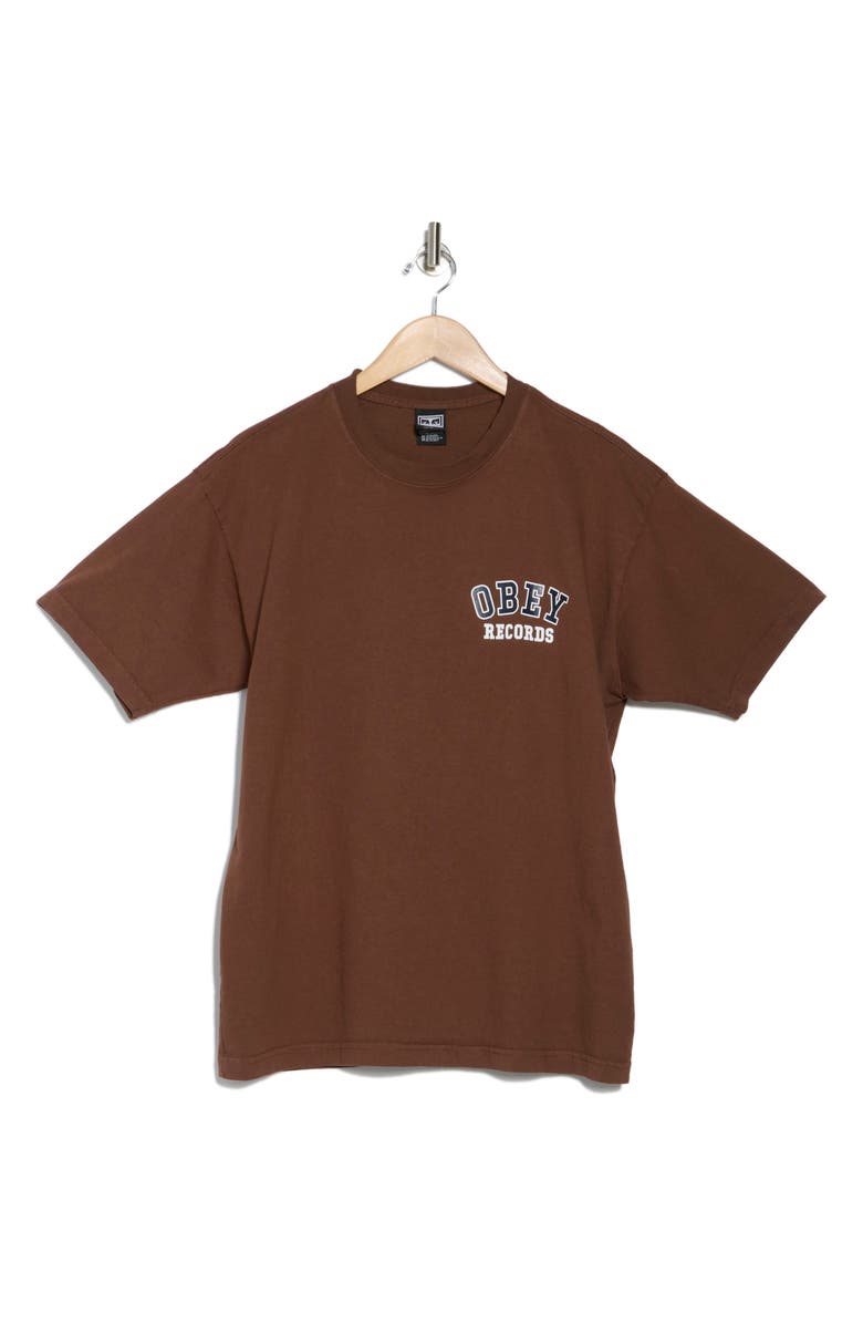 Obey Heavyweight Record Graphic T-Shirt, Alternate, color,