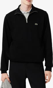 Lacoste Classic Fit Core Quarter Zip Pullover
