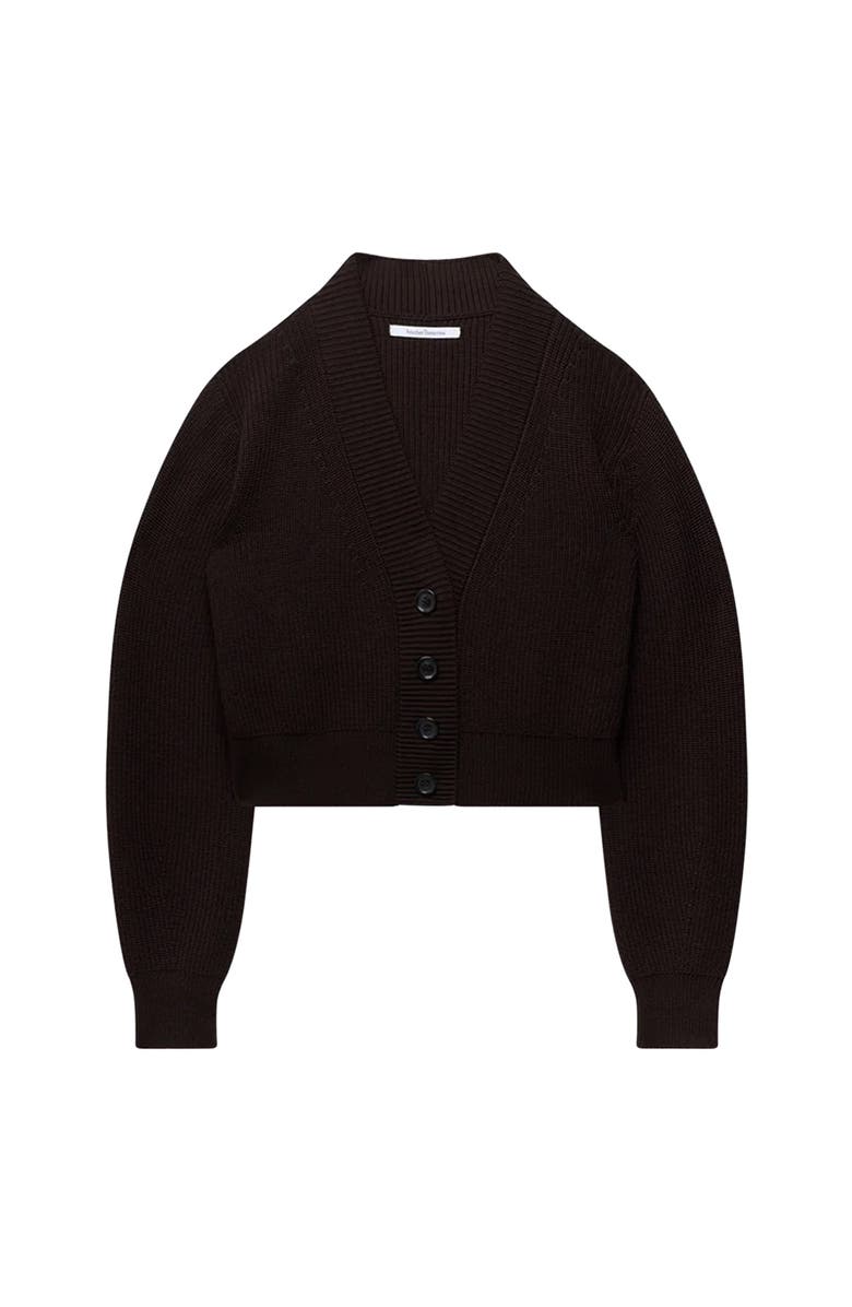 Another Tomorrow Rib Crewneck, Alternate, color, Camel