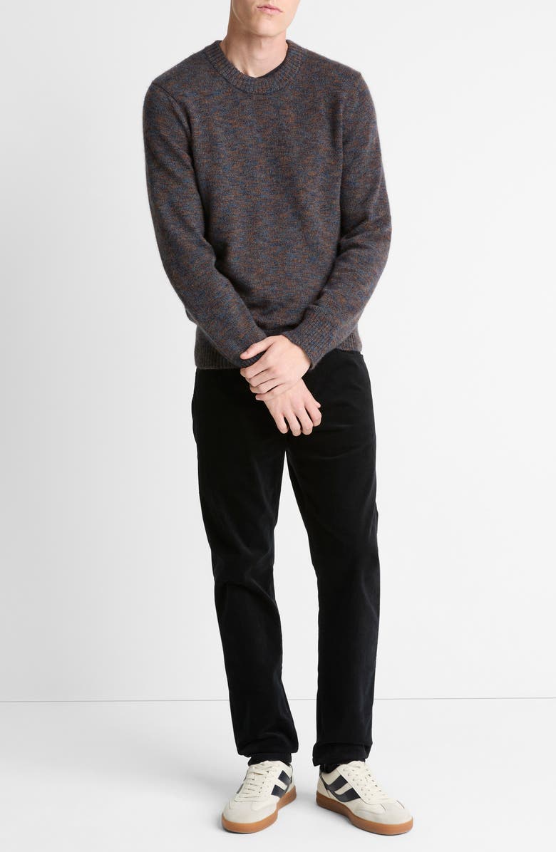 Vince Multicolor Alpaca & Merinio Wool Crewneck Sweater, Alternate, color, Coastal Combo