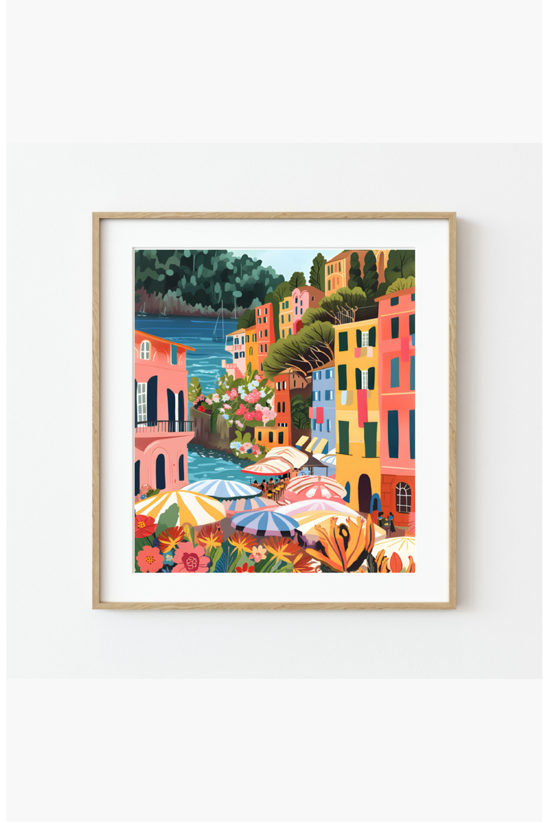 Portofino Flower Market Paint by Numbers Kit, Alternate, color, Multicolor