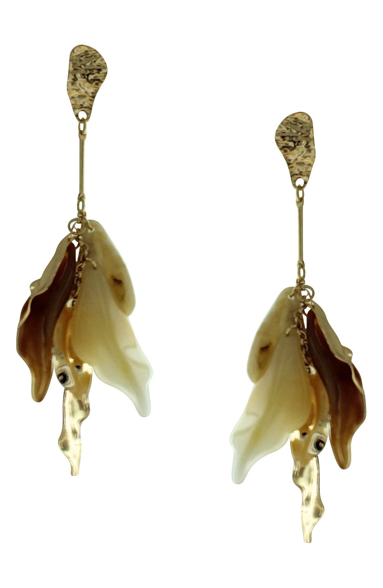OLIVIA WELLES Renata Petal Drop Earrings