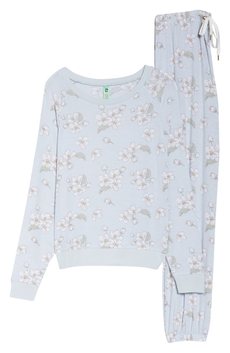 Honeydew Star Seeker Brushed Jersey Pajamas, Alternate, color, Forever Floral