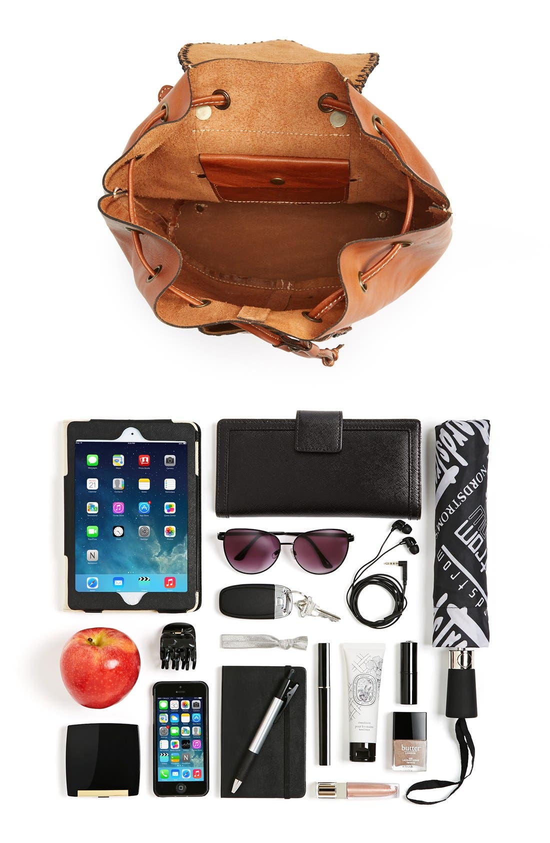 'Savona' Leather Backpack, Alternate, color, FLORENCE