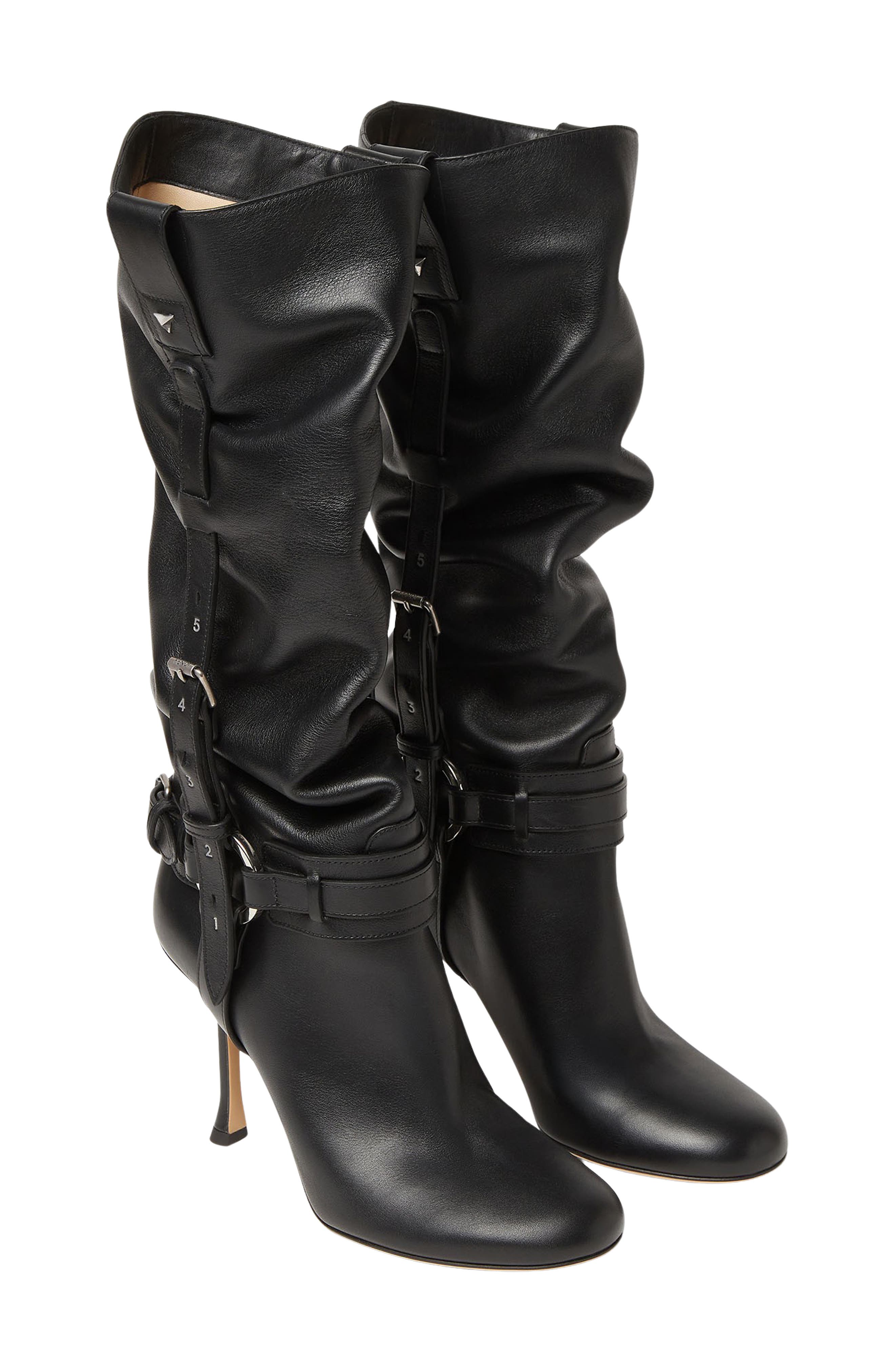 Count Leather Knee High Boot, Alternate, color, F0QA1 NERO
