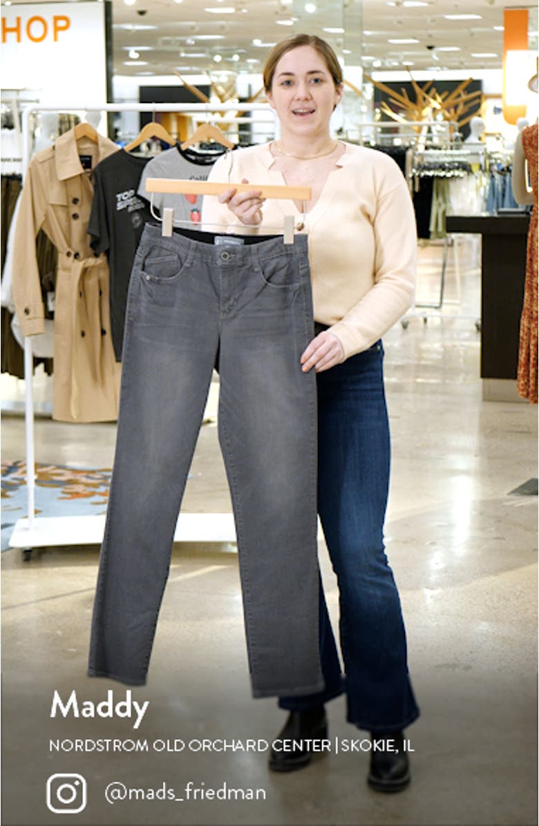 Sawyer 'Ab'Solution Straight Leg Jeans, sales video thumbnail