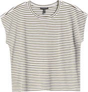 Eileen Fisher Stripe Organic Cotton Top