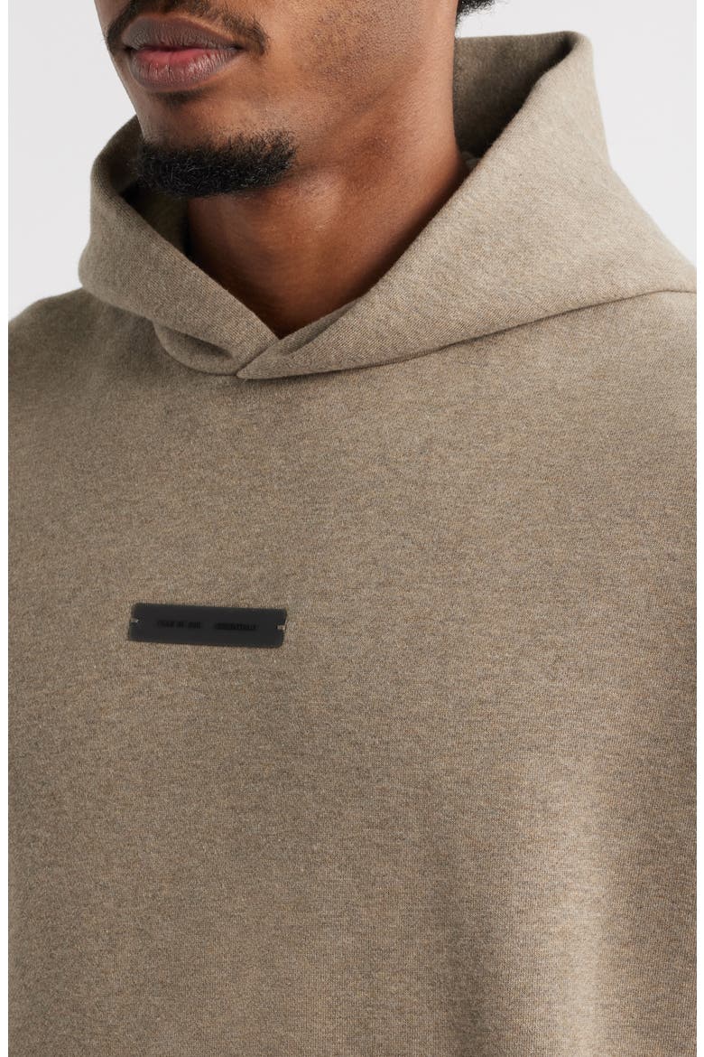 Classic Fit Fleece Hoodie, Alternate, color, HOMESTEAD HEATHER