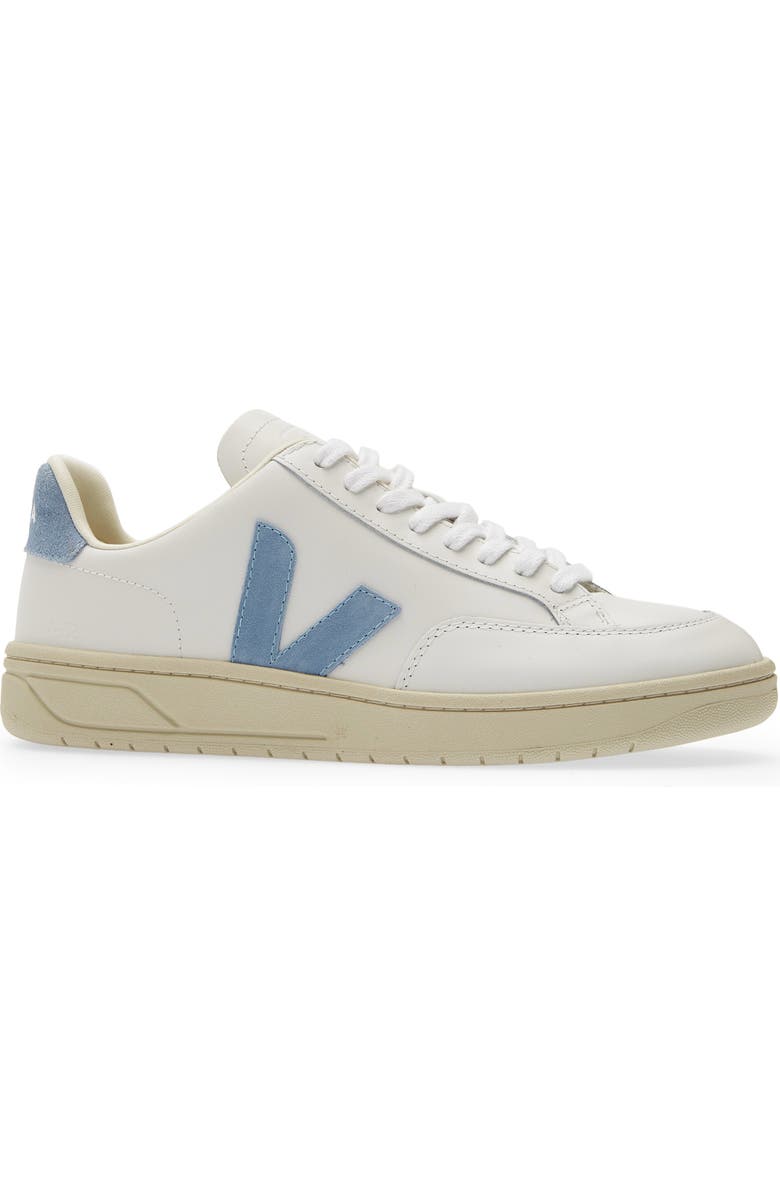 Veja V-12 Low Top Sneaker, Alternate, color, Extra White Steel