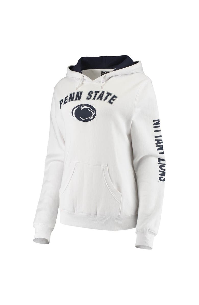 COLOSSEUM Women's Colosseum White Penn State Nittany Lions Loud and Proud Pullover Hoodie, Alternate, color, White