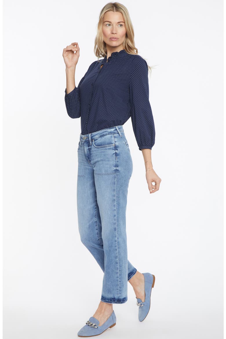 Piper Relaxed Ankle Straight Leg Jeans, Alternate, color, STONINGTON