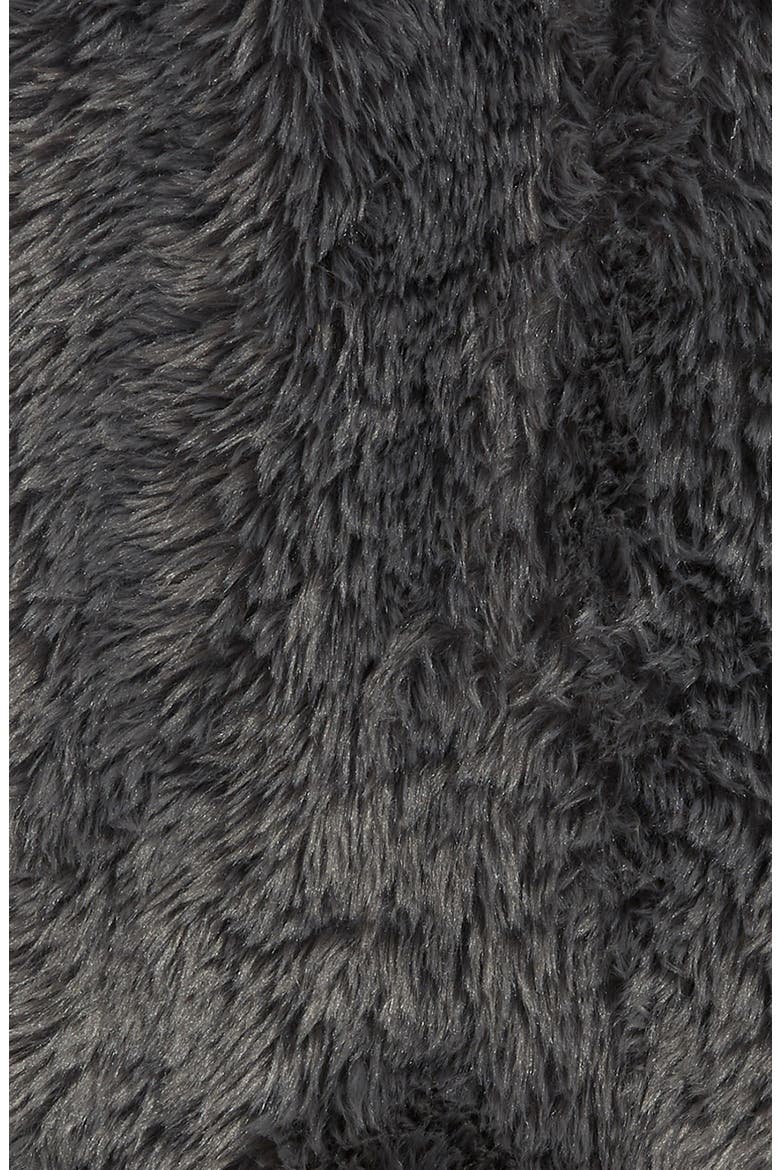 Shaggy Faux Fur Throw Blanket, Alternate, color, GREY CASTLEROCK