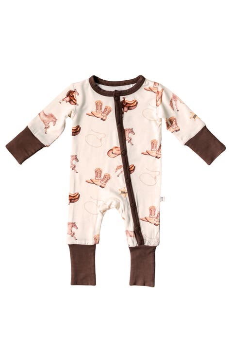 Paislee Convertible Baby Footie
