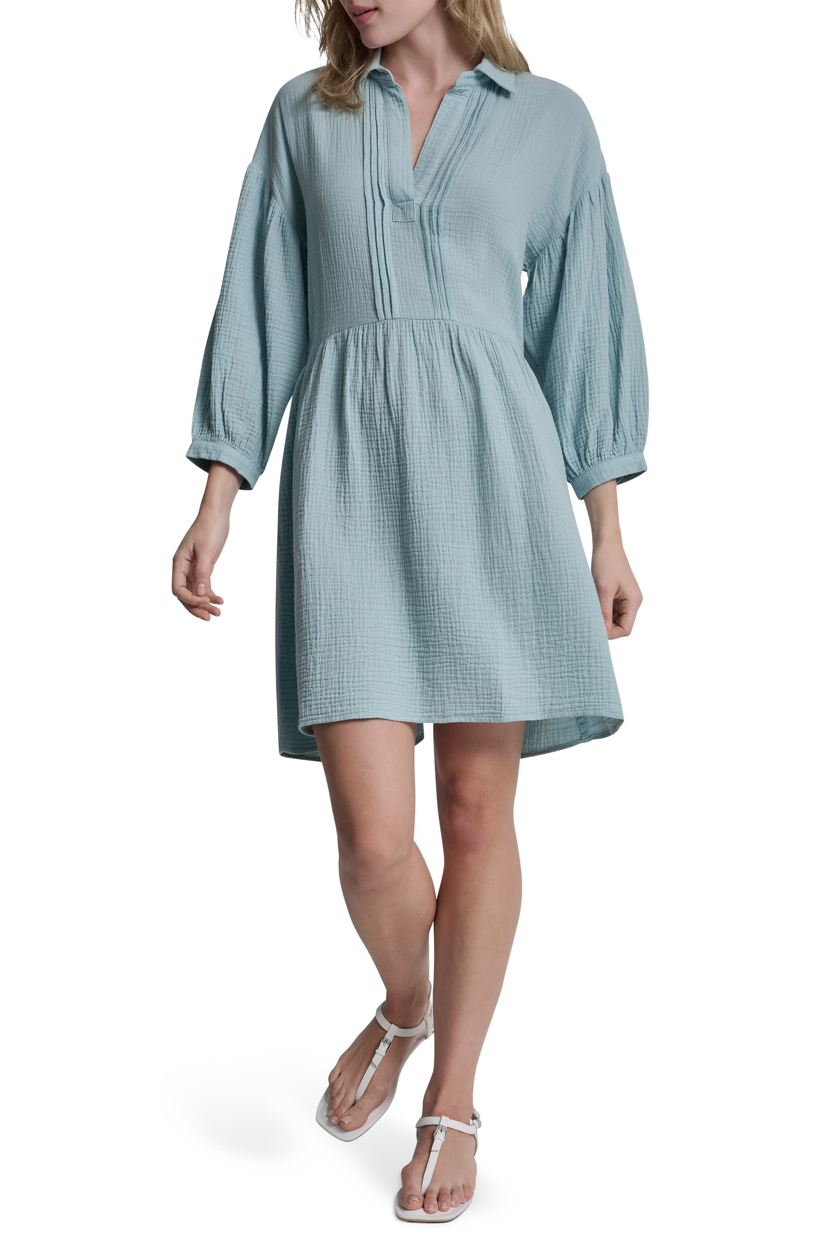 DKNY Jeans Cotton Gauze Dress
