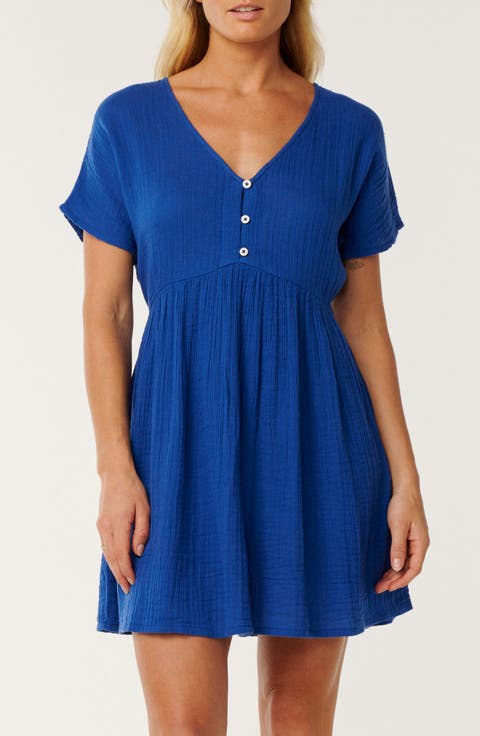 Premium Surf Cotton Gauze Babydoll Dress
