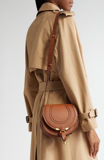 Small Marcie Leather Crossbody Bag