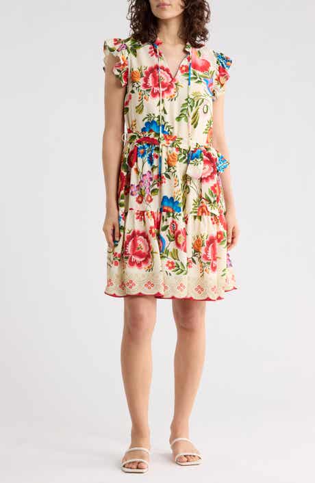 Julia Jordan Flutter Sleeve Dress