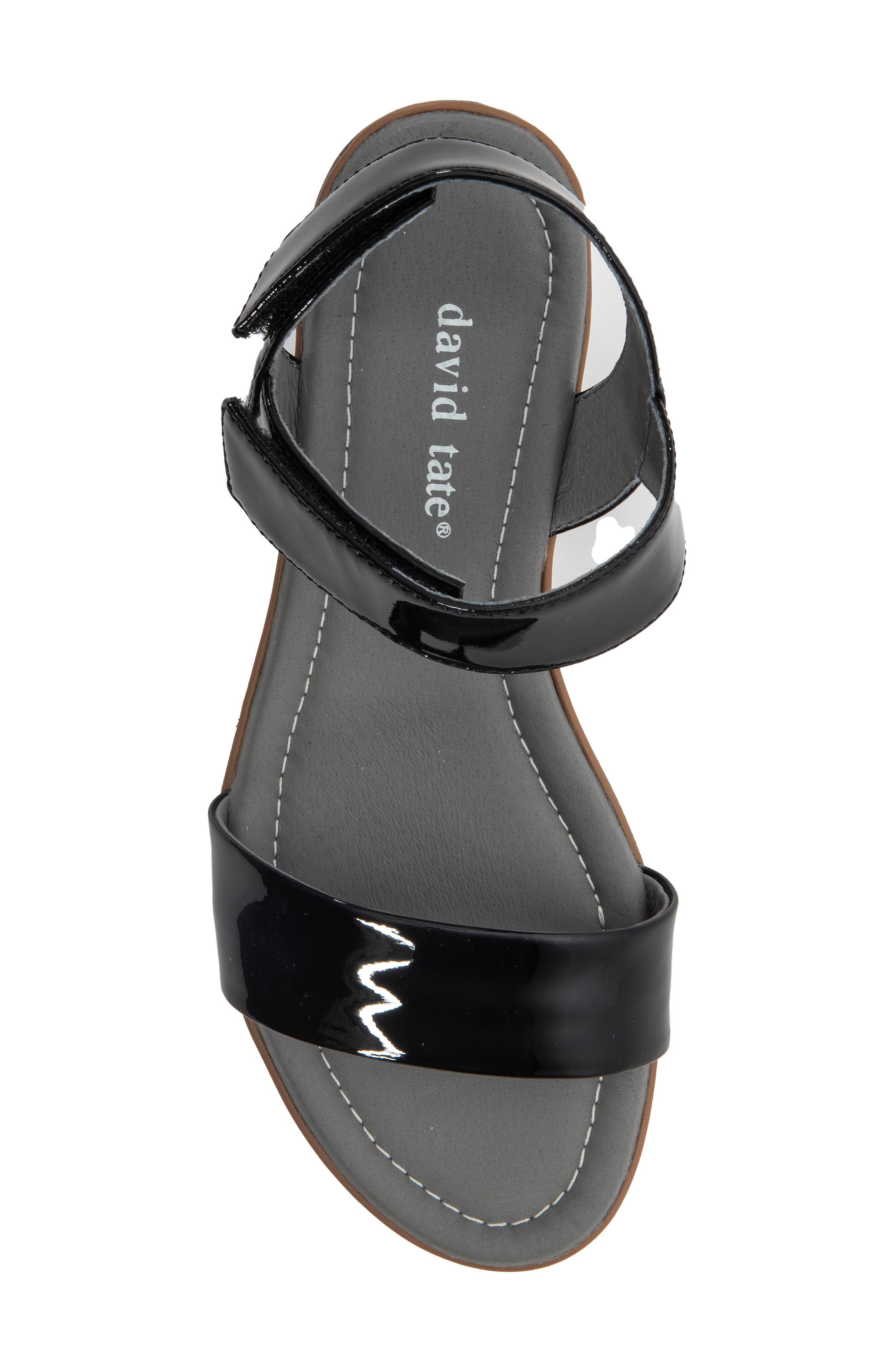 David Tate Scala Slingback Sandal, Alternate, color, Black Patent