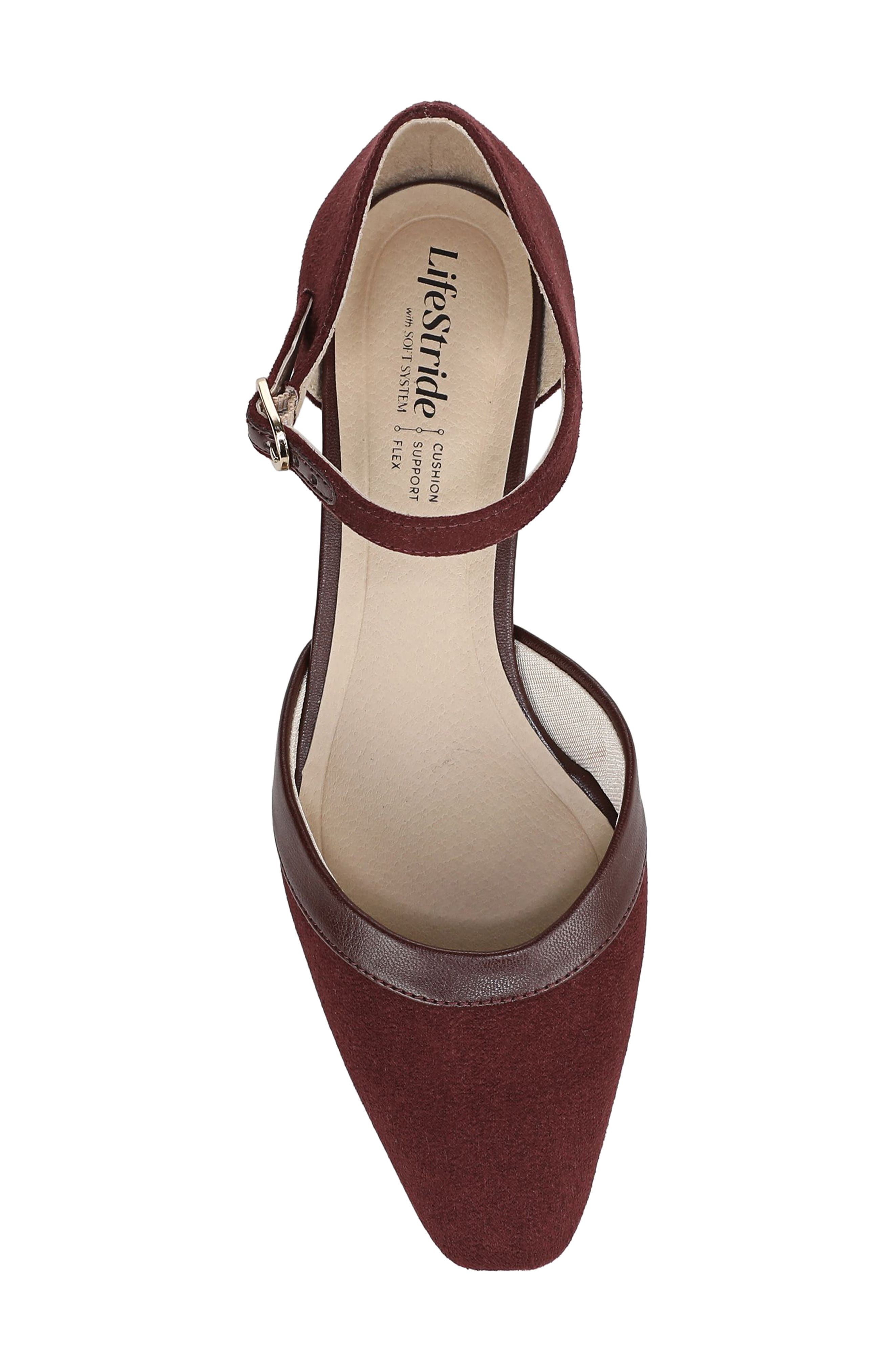 Leighton Ankle Strap Pump, Alternate, color, CALIFORNIA WINE