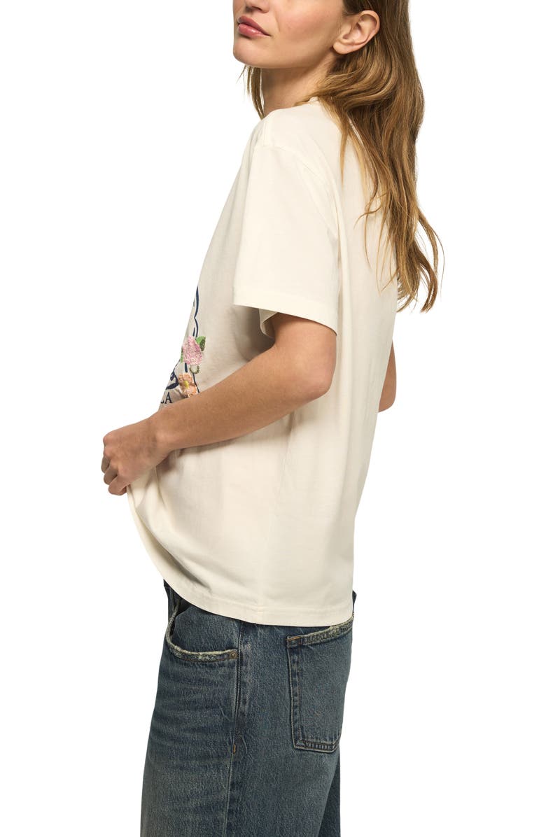 Lucky Brand Logo Embroidery Graphic T-Shirt, Alternate, color, Tofu