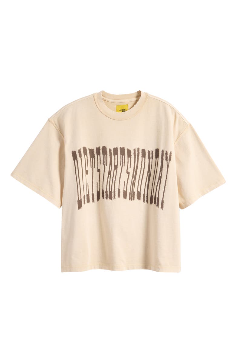DIET STARTS MONDAY Bodysnatcher Cotton Graphic T-Shirt, Main, color, Antique White/Blue