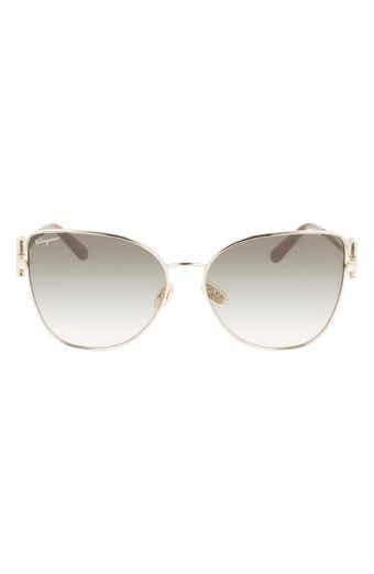 FERRAGAMO 60mm Gradient Cat Eye Sunglasses