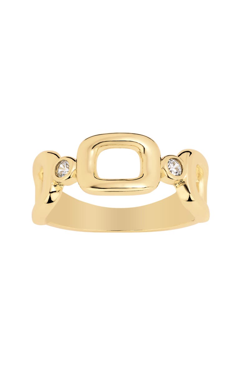 Modern Muse Square Tile CZ Ring video