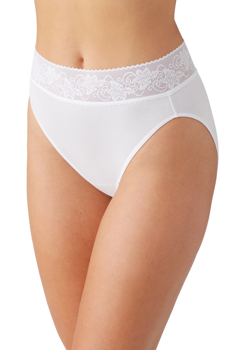 Comfort Touch High Leg Briefs, Alternate, color, WHITE