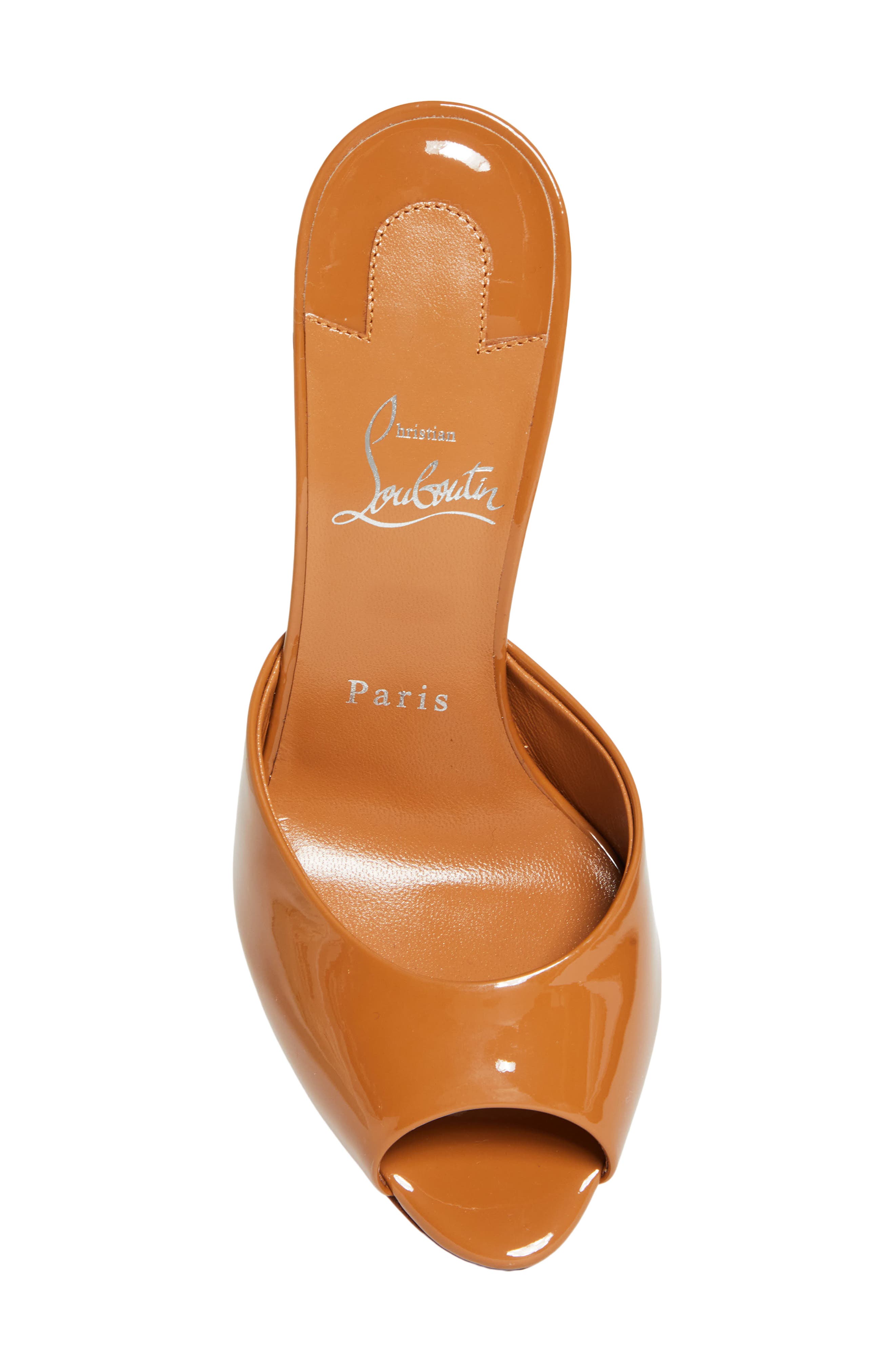 Me Dolly Peep Toe Slide Sandal, Alternate, color, TAN