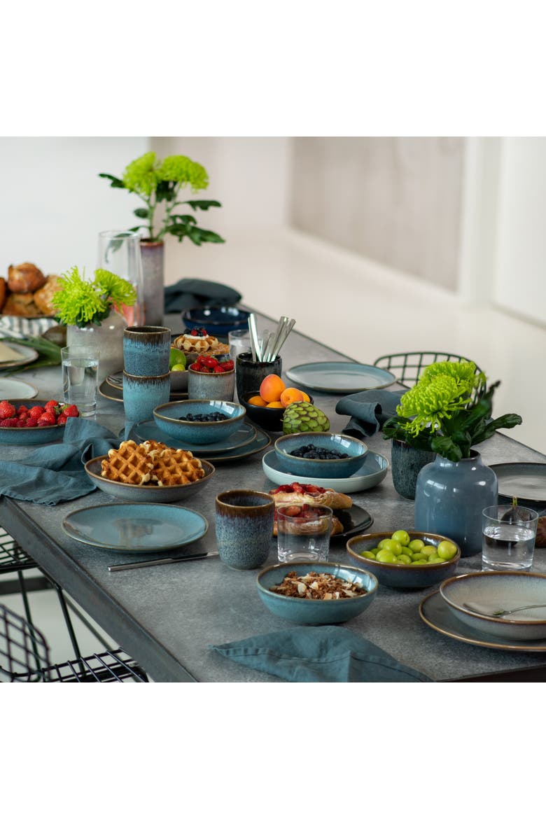 Lave Glace Dinner Plate, Alternate, color, Blue Green