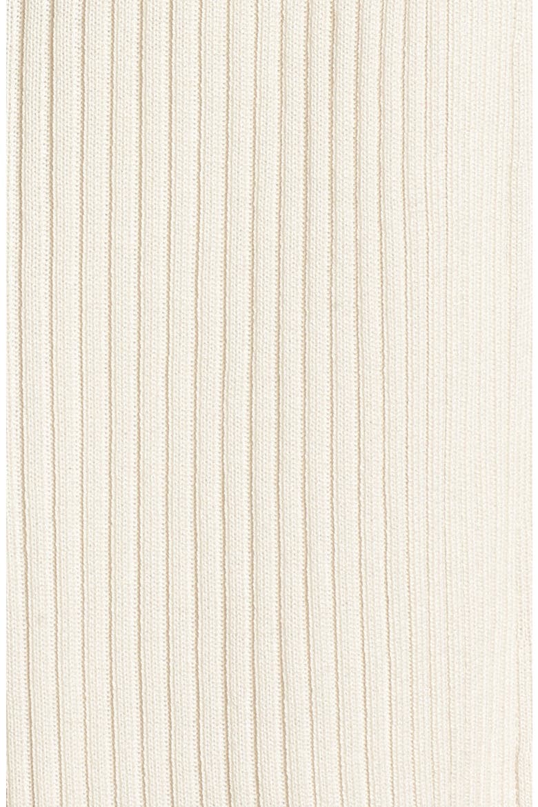 Rib Knit Cardigan, Alternate, color, BONE
