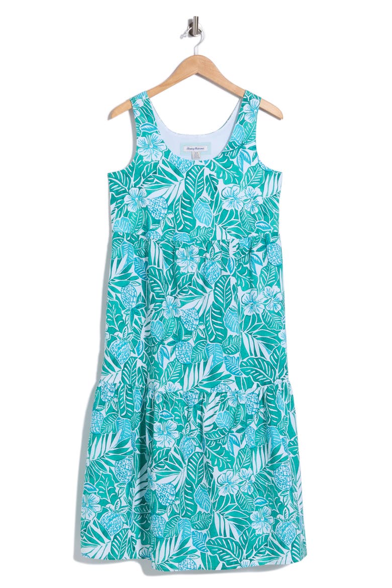 Coco Bay Midi Sundress, Main, color, ATLANTIS