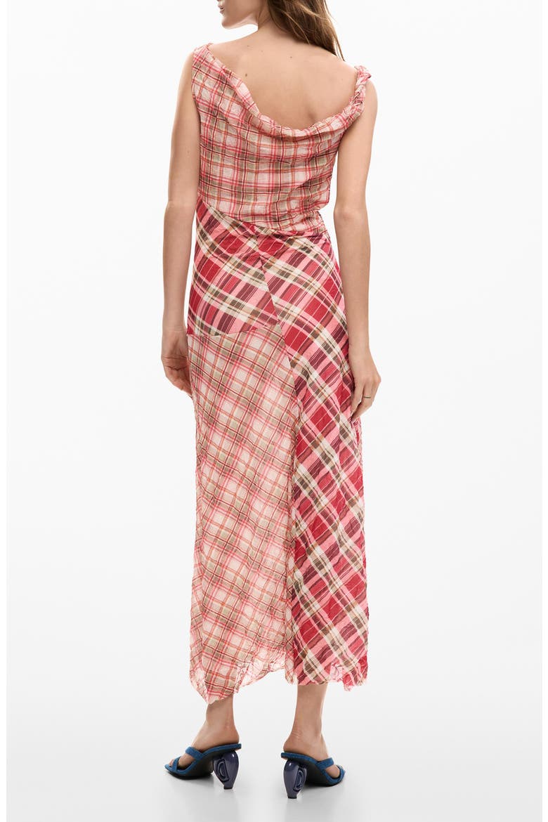 Print Sleeveless Flare Maxi Dress, Alternate, color, BURGUNDY