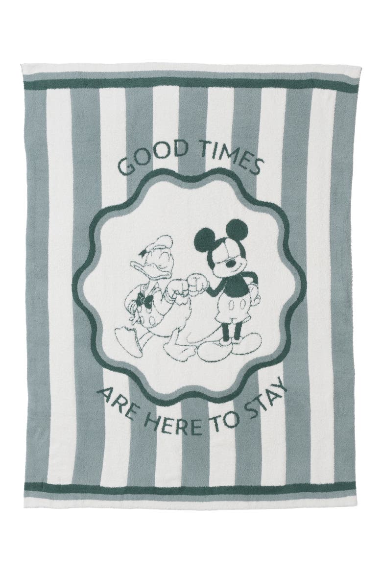 x Disney Mickey & Donald Stripe CozyChic® Stroller Blanket, Main, color, CREAM-PINECREST