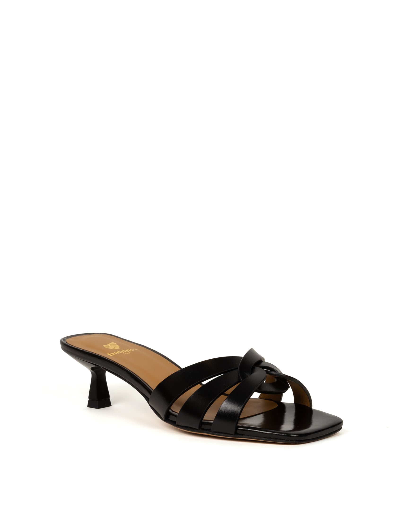 Isalie Heeled Sandals, Alternate, color, Absolute Black