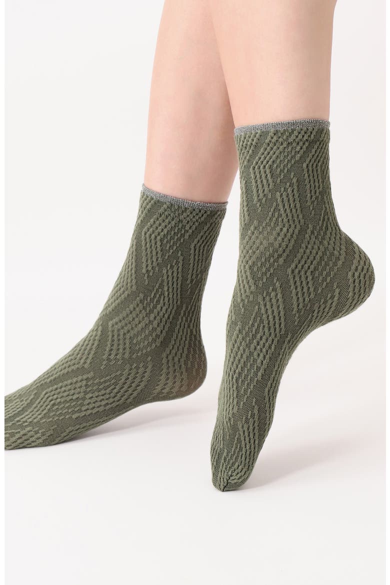 Assorted 2-Pack Jacquard Crew Socks, Alternate, color, ANTHRACITE/ MILITARY