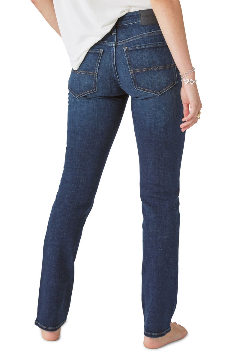 Lucky Brand Sweet Mid Rise Straight Leg Jeans, Alternate, color, Lb Marilee