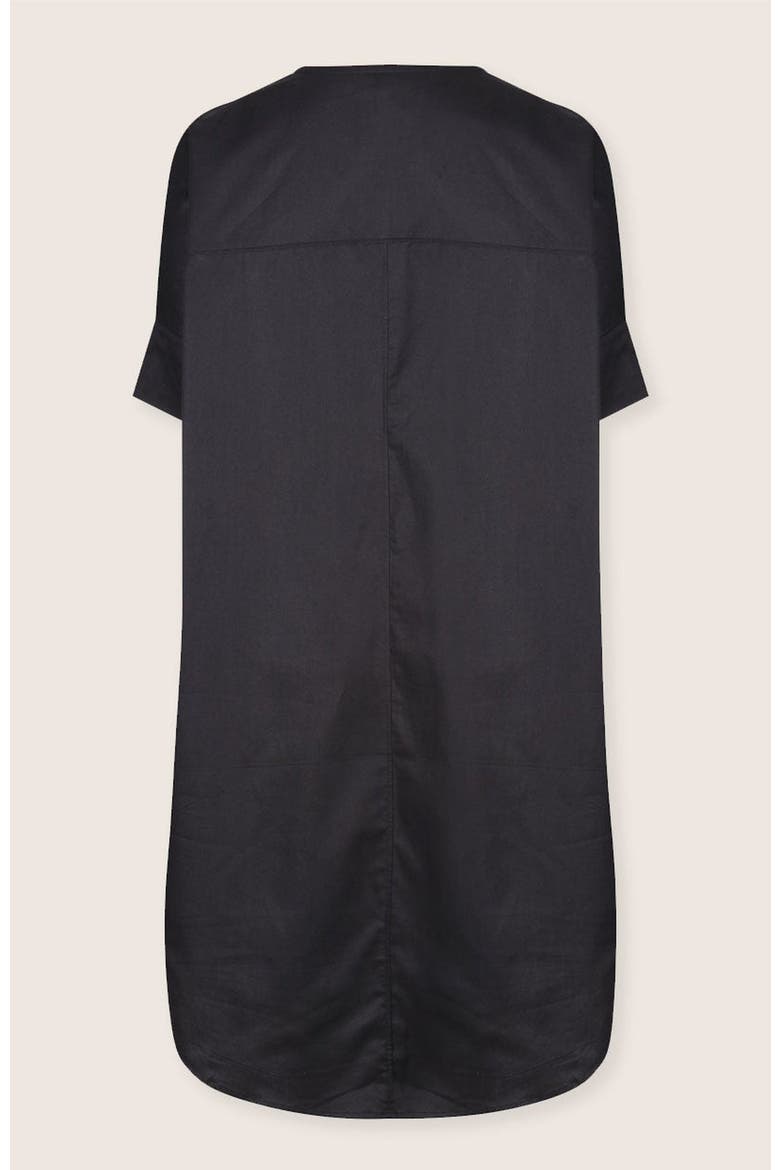 Organic Cotton Nina Midi Dress, Alternate, color, Black