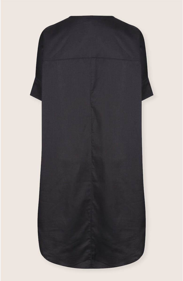 Turtledove London Organic Cotton Nina Midi Dress, Alternate, color, Black