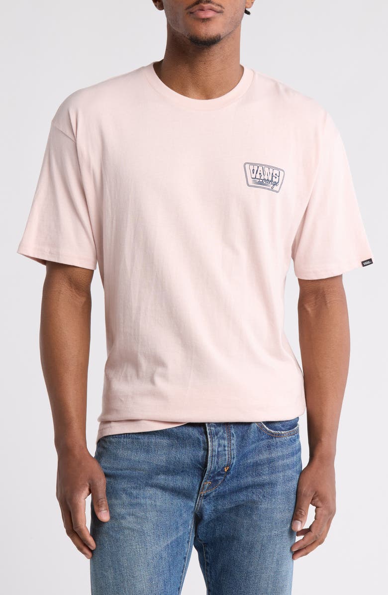 Vans Billiards Logo Graphic T-Shirt, Main, color, Sepia Rose