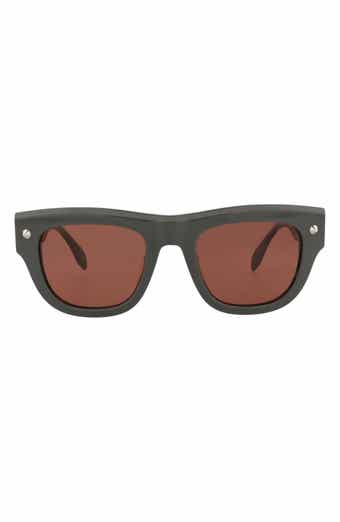 McQueen 51mm Square Sunglasses
