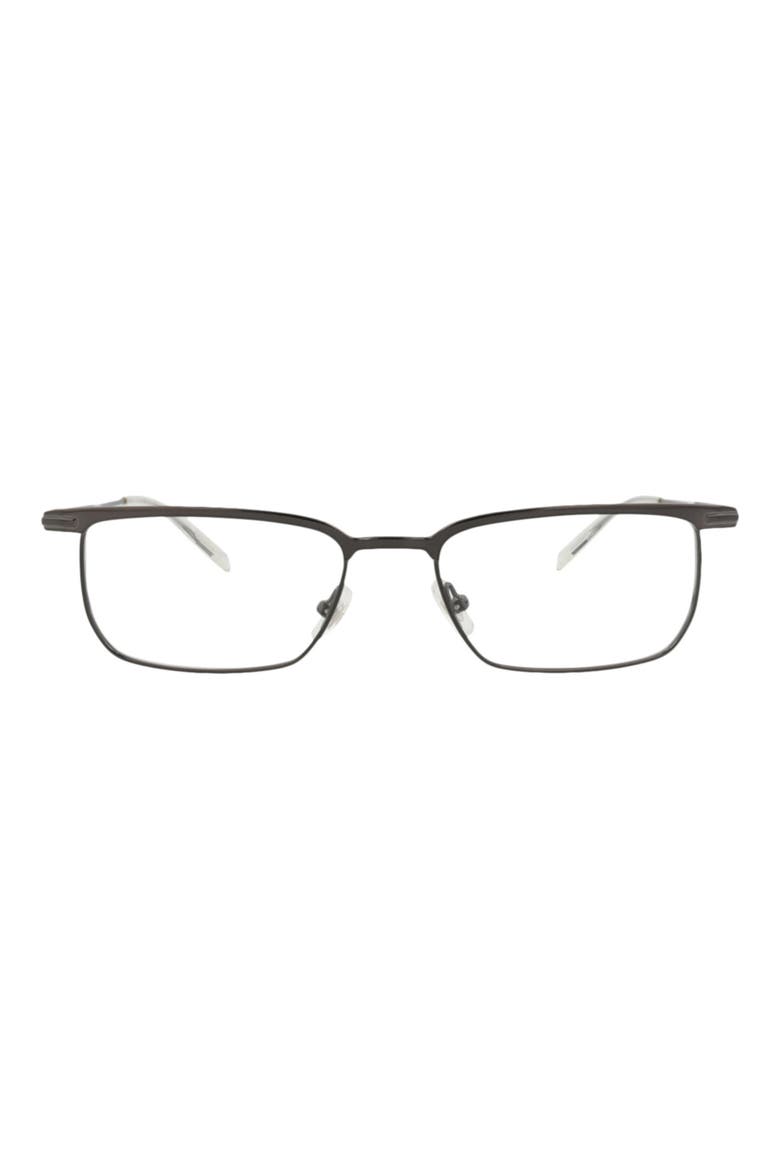 54mm Square Optical Glasses, Main, color, RUTHENIUM TRANSPARENT