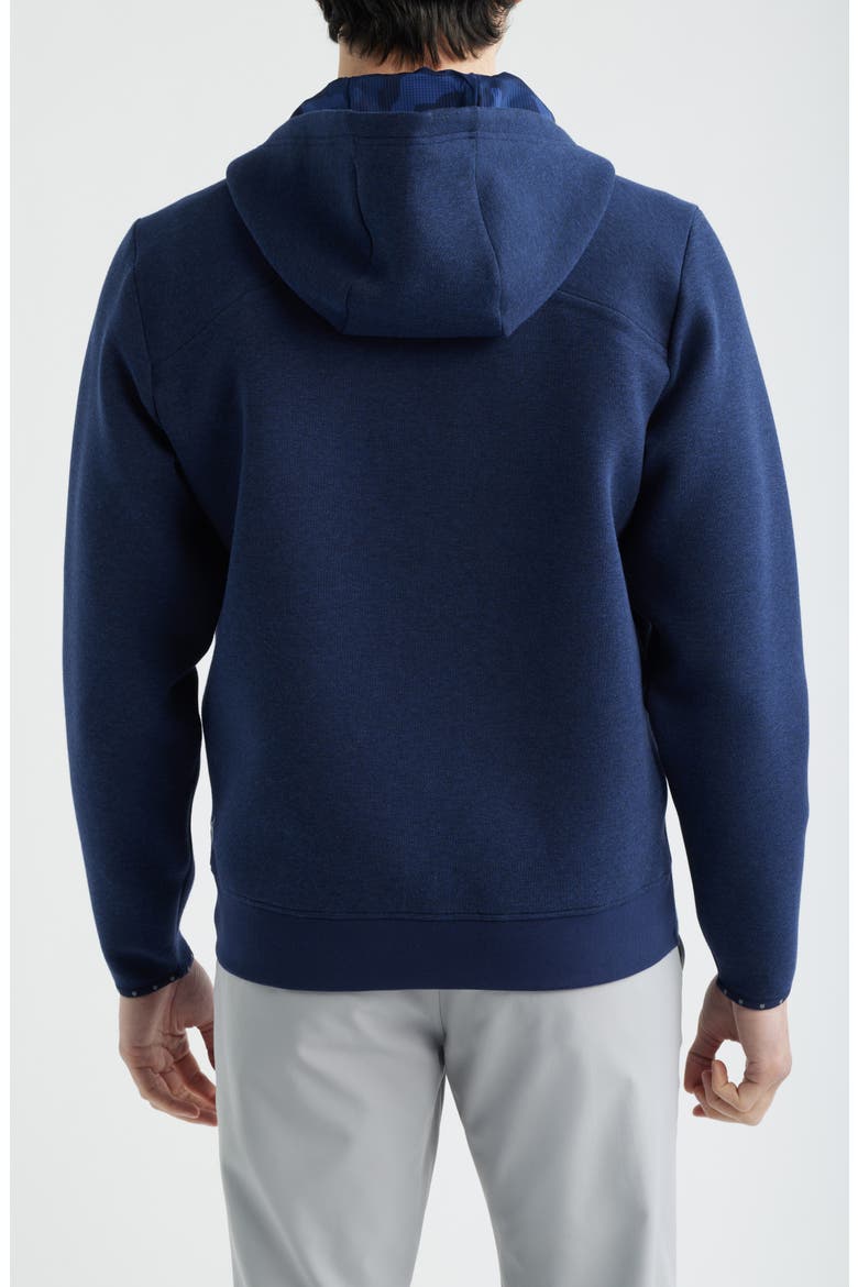 Calgary Quarter Zip Hoodie, Alternate, color, MALTESE BLUE