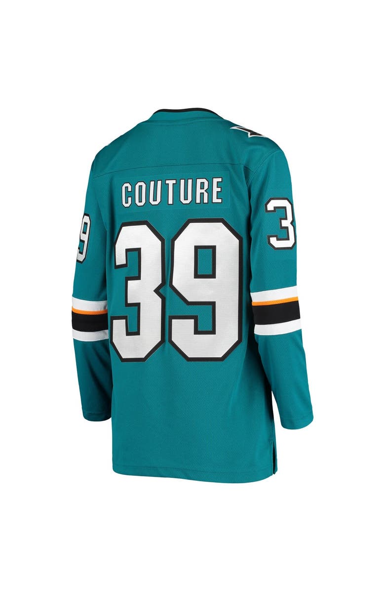 FANATICS Women's Fanatics Branded Logan Couture Teal San Jose Sharks Breakaway Home Player Jersey, Alternate, color, Teal