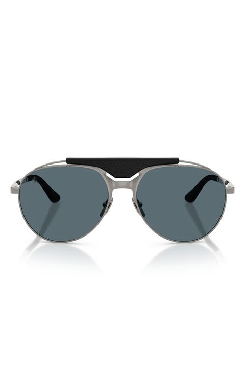 59mm Pilot Sunglasses